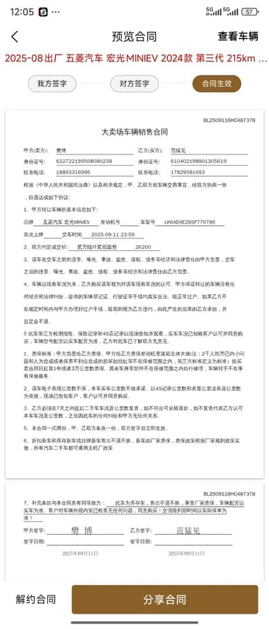 Wuling Hongguang MINIEV 2024 5