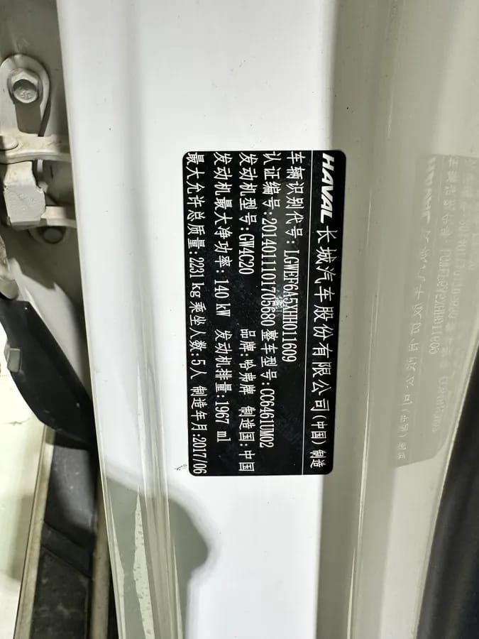 Haval H6 Coupe 2017 2.0T 10